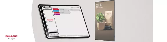 Digital signage och kassasystem
