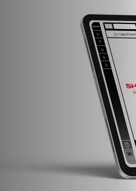 Kassasystem för butiker från Sharp